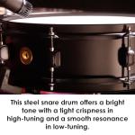 Tama Effect Series 4"x13" Black Snare Drum