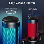 TONOR Gaming USB Microphone Set with RGB Lighting