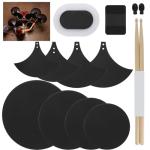 12-Piece Foam Drum Mute Pads Set