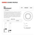 Evans 12 Inch EC Resonant Drum Head