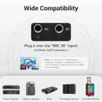 Wireless Microphones System with 4x10 Channels - Karaoke