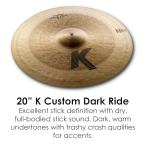 Zildjian K Custom Dark Cymbal Pack - 4-Piece