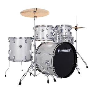 Ludwig Accent Complete Drum Set - Silver Sparkle