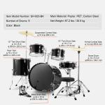 VEVOR 5-Piece Full Size Adult Drum Set