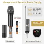 TONOR UHF Metal Dual Wireless Mic System(disposing mention of cordless and rechargeable)