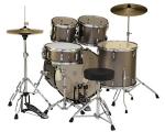 Pearl 5-Piece Bronze Metallic Drum Set
