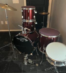 Percussion Plus Complete 5-Piece Acoustic Drum Set