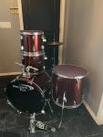 Percussion Plus Complete 5-Piece Acoustic Drum Set
