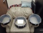 22" Bass Concert Style Pancake Travel Drum Kit