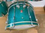 Premier 4-Piece Vintage Drum Set in Aquamarine Sparkle