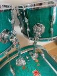 Premier 4-Piece Vintage Drum Set in Aquamarine Sparkle