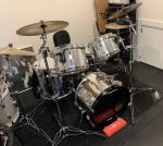 Slingerland Chrome 4-Piece Drum Set