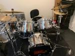 Slingerland Chrome 4-Piece Drum Set