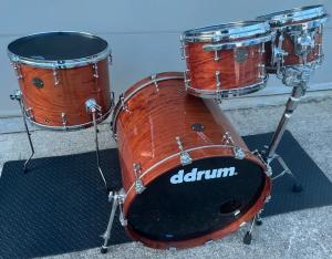 DDRUM Dios Bubinga 4 Piece Drum Shell Pack