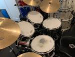 Slingerland Chrome 4-Piece Drum Set