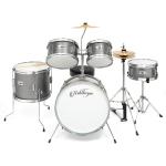 5-Piece Junior Drum Set with Brass Cymbals