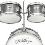 5-Piece Junior Drum Set with Brass Cymbals