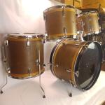 Pearl Mahogany Drum Set with Double-Tom Mount