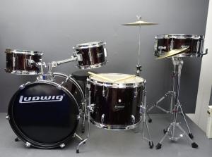Ludwig Accent 5pc Junior Drum Set - Black Cherry