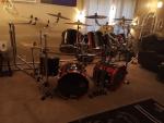 PDP Custom 8-Piece Drum Kit with Gibraltar Rack