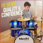 Mendini Kids Starter Drum Set - Bass, Toms, Snare