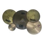 5 Mixed Crash Cymbals from Sabian, Paiste, PowerBeat