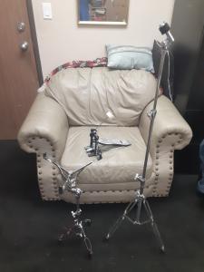 3-Pack Drum Set Hardware: Cymbal Stands & Pedal