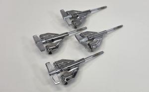 TAMA Vintage Chrome Bass Drum Claws and Rods