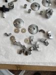 Drum Hardware Set with Vintage Cymbal Parts