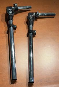 14” Drum Tom Arms with Chrome Black Hardware