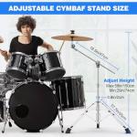 Adjustable Boom Cymbal Stand for Drummers