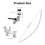 EASTROCK Snare Drum Cymbal Mount Clamp