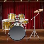 Adjustable Cymbal Stand with Double Braced Legs