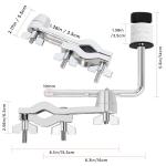 RANMING Adjustable Cymbal Stand Clamp for Splash Cymbals