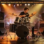 Millsten Adjustable Boom Cymbal Stand - 2 Pack