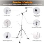 Millsten Adjustable Boom Cymbal Stand - 2 Pack