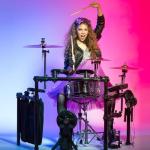 Veemoon 8" Brass Crash Cymbal for Drummers