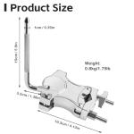 L-Rod Cowbell Cymbal Clamp and Tom Mount