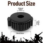 12 Pack Plastic Cymbal Nuts for Drummers