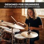 Black 6-Pack 8mm Quick-Set Cymbal Nuts