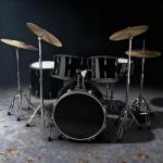 Black 6-Pack 8mm Quick-Set Cymbal Nuts