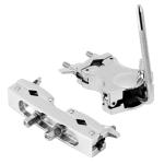 QWORK Silver Drum Clamp Set for Cowbells