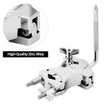 QWORK Silver Drum Clamp Set for Cowbells