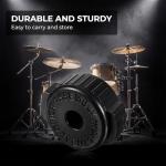 Black 6-Pack 8mm Quick-Set Cymbal Nuts