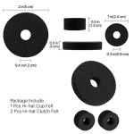 18-Piece Cymbal Accessory Kit with Felts & Nuts