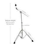 NUOSHENG Adjustable Cymbal Stand for Drummers
