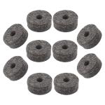 Cheerock 10-Pack Grey Cymbal Stand Felt Washers