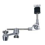 TUOREN Adjustable Dual Drum Clamp Cymbal Arm