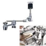 TUOREN Adjustable Dual Drum Clamp Cymbal Arm