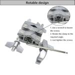 TUOREN Multi-Angle Drum Clamp for Cymbals